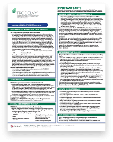 Image of the TRODELVY Important facts